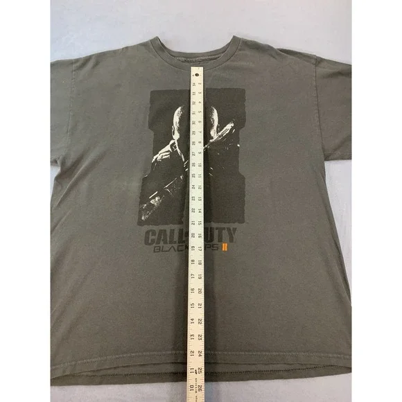 Call Of Duty Black Ops 2 T-Shirt Grey Size XL 2012 PROMO TEE - Picture 5 of 6
